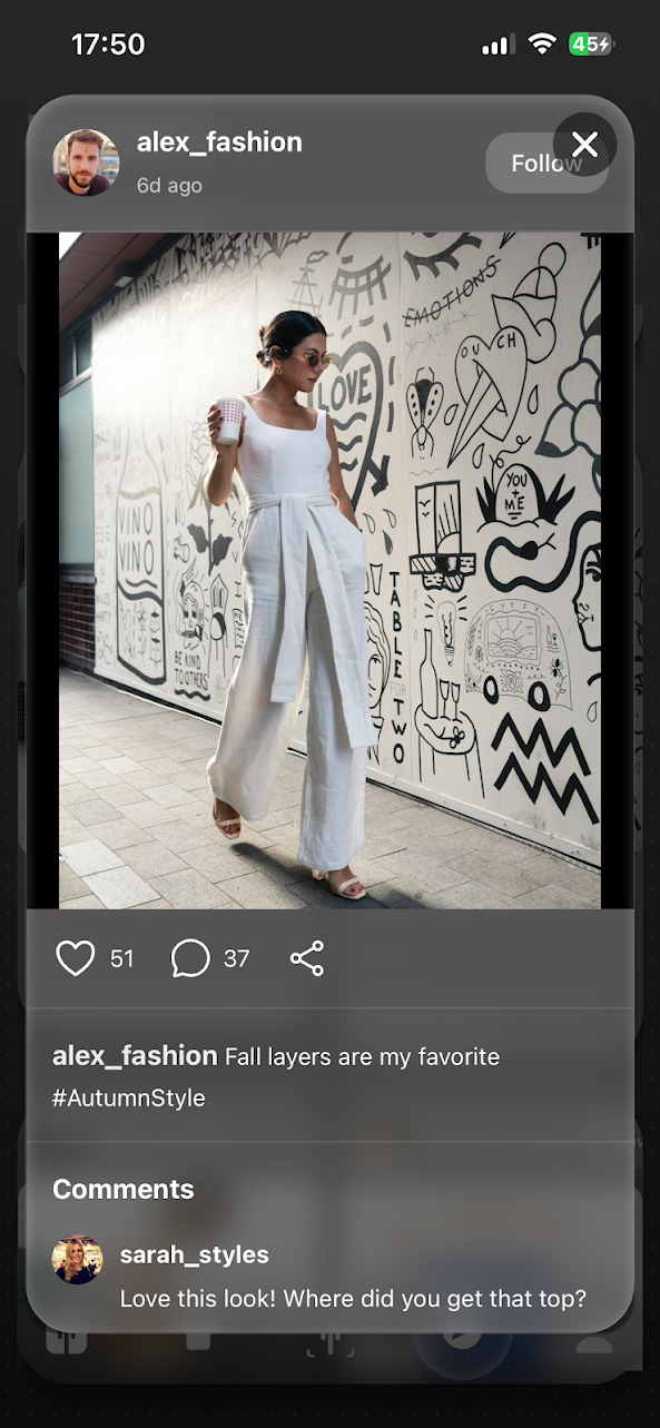 Share Feature